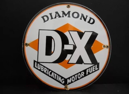 Altes diamonds emailschild - d-x,