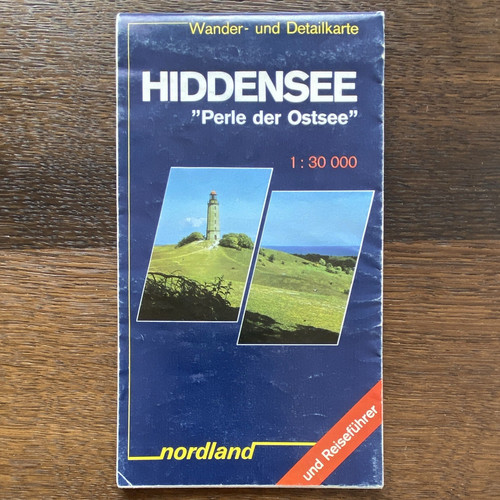Nordland wanderkarte hiddensee - nordland,