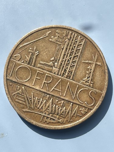 Münze frankreich 10 - münze,, francs