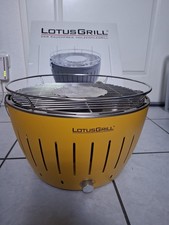 LotusGrill Rauchfrei Classic 32 cm Maisgelb  Holzkohlegrill Tischgrill 