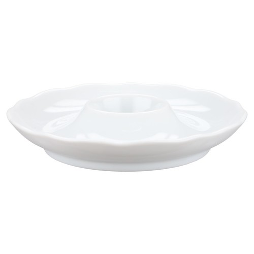 Eierbecher mit schalenablage - eierbecher,