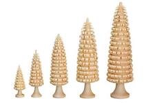 Ringelbaum mit Stamm natur Holzbaum H=4cm NEU Baum Dekoration Seiffen Erzgebirge