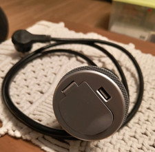 Einbausteckdose mit USB-Anschluss Schreibtisch, Arbeitsplatte, Küche, Wohnzimmer