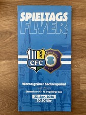Programme Chemnitzer FC vs FC