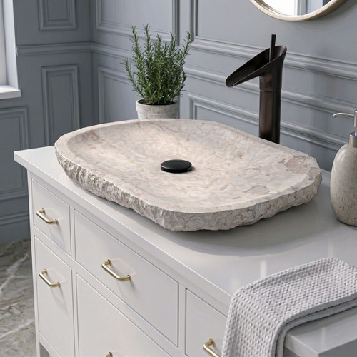 Marmor waschbecken extraflach - marmor,