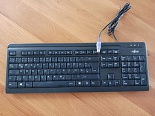 Tastatur Keyboard Fujitsu KB410 QUERTZ PS2 schwarz