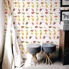 Herbstblätter-Schablone