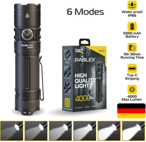 Led taschenlampe usb - led,