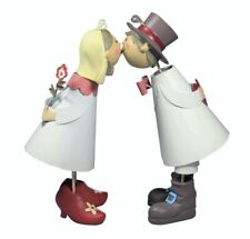 Knutschis Brautpaar / Hochzeitspaar, Tortenfiguren aus Metall  [ 16cm ] #2226