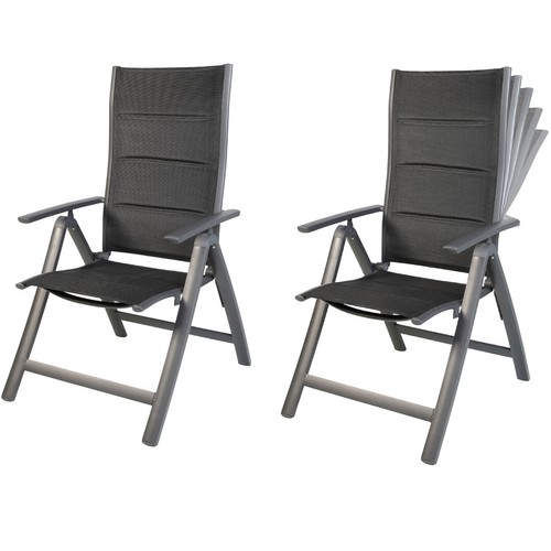 Alu klappsessel fach - alu, 6-fach