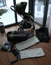 Gesslein F6 Kinderwagen grün Kinderwagen