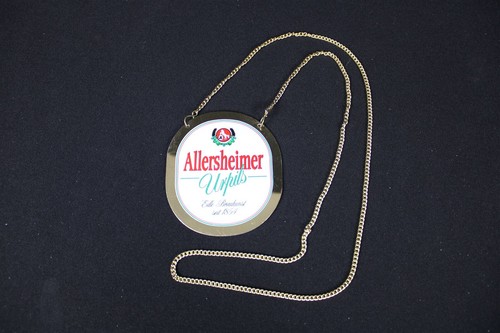 Zapfhahnschild allersheimer - zapfhahnschild,