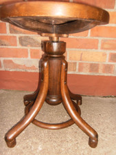 Jugendstil Hocker Drehhocker Klavierhocker, Klavierstuhl  Thonet