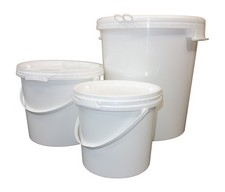 Kunststoff Eimer mit Deckel