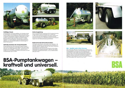 Bsa pumptankwagen mit - pumptankwagen,