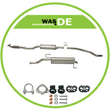 Auspuff Opel Corsa D 1.0 2006-2010 Schalldämpfer Komplette Auspuffanlage