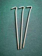 3 lange Zelt Heringe für