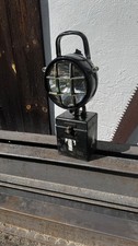 Alte Handlampe AKA Electric Zwickau Grubenlampe Bahnlampe Notlampe Ex geschützt