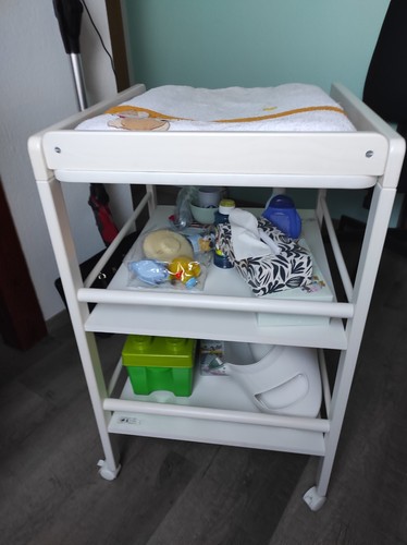 Baby wickeltisch mit auflage - baby,
