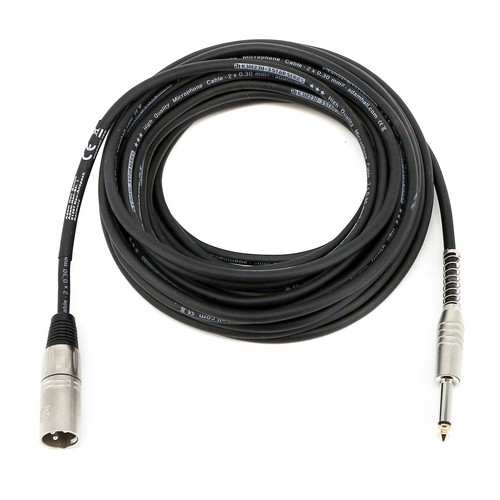 Audiokabel xlr male - 10,