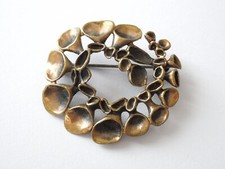 Vintage Brosche Bronze