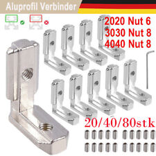 Innenwinkel Außenwinkel Aluprofil Nut 6|8 Für 20x20 30x30 40x40 Profilverbinder