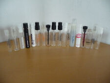 18 leere Parfümproben Parfümfläschchen Jil Sander, Chanel, Hugo Boss etc.