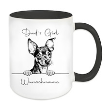 Hunde Tasse Zwergpinscher mit