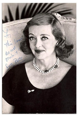 Bette davis autogramm - bette, ++autogramm++