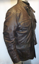 Herren Lederjacke von Jake`s  "M65 Field Jacket" Style braun XL gepflegt