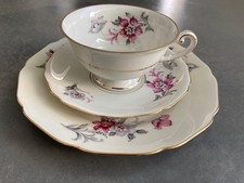 Hutschenreuther  Sammeltasse, komplettes Gedeck mit Rose Blumen Muster