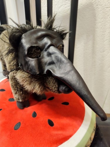 Ledermaske maske echtes - ledermaske,