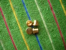 CINCH ABSCHLUSSKAPPEN  RCA Caps Buchsen / Metall / Goldfarben / 4 Stück Set