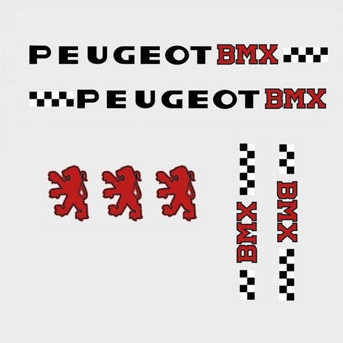 Peugeot bmx fahrrad - peugeot, aufkleber