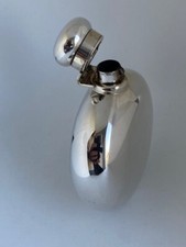 Flachmann 800 Silber, glatt, rund, Bajonettverschluss