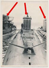 141972: Foto der Uboote U-2506 (Typ XXI) und U-2511 (Typ XXI), Bergen Norwegen