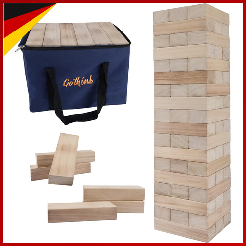 Wackelturm spiel holz 54pcs - spiel,