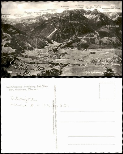 Ansichtskarte bad hindelang - bad,