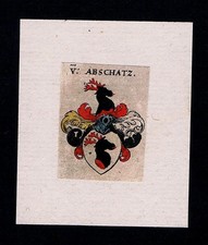 17.Jh. - von Abschatz Wappen
