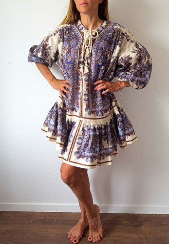 Zimmermann ottie minikleid - zimmermann,