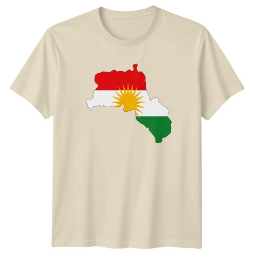 Shirt kurdistan flagge karte - t-shirt,