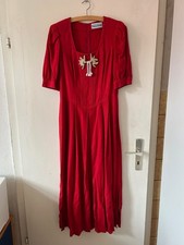 Trachtenkleid rot, Halbarm mit