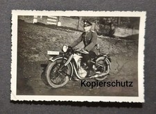 Foto: BMW Motorrad, Oldtimer,Polizist, Krad, "IA" Kennzeichen Berlin,30-er Jahre