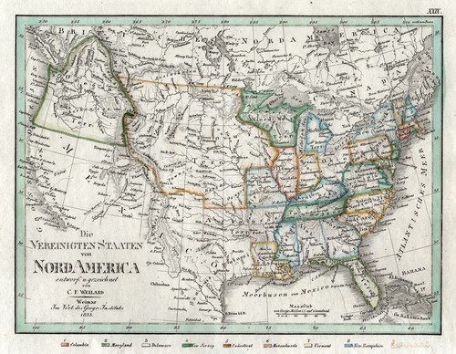 Usa original kupferstich - original,