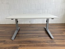 Steelcase Activa Schreibtisch 120x90cm weiß grau Homeoffice