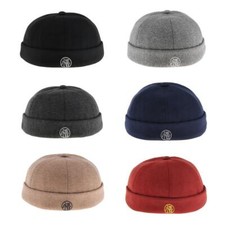 Herren Docker Mütze Wollfilz Leon Beanie Cap Hippie