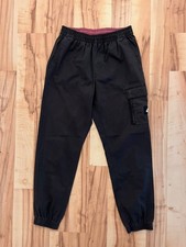 Nike dri-fit Sport- Trainings-Hose, schwarz-grau, Gr. S