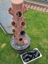 Hydroponic Turm Pflanzen Turm für 16 Pflanzen + 5 x Konzentrat zum Düngen