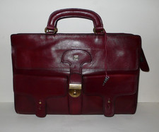 YORN BOUTIQUE Business Bag Leder Tasche Aktentasche Uni True Vintage Messenger