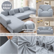 Sofabezug Ecksofa L Form Ecksofa Stretch Sofa Überzug Couchbezug 1/2/3/4 Sitzer